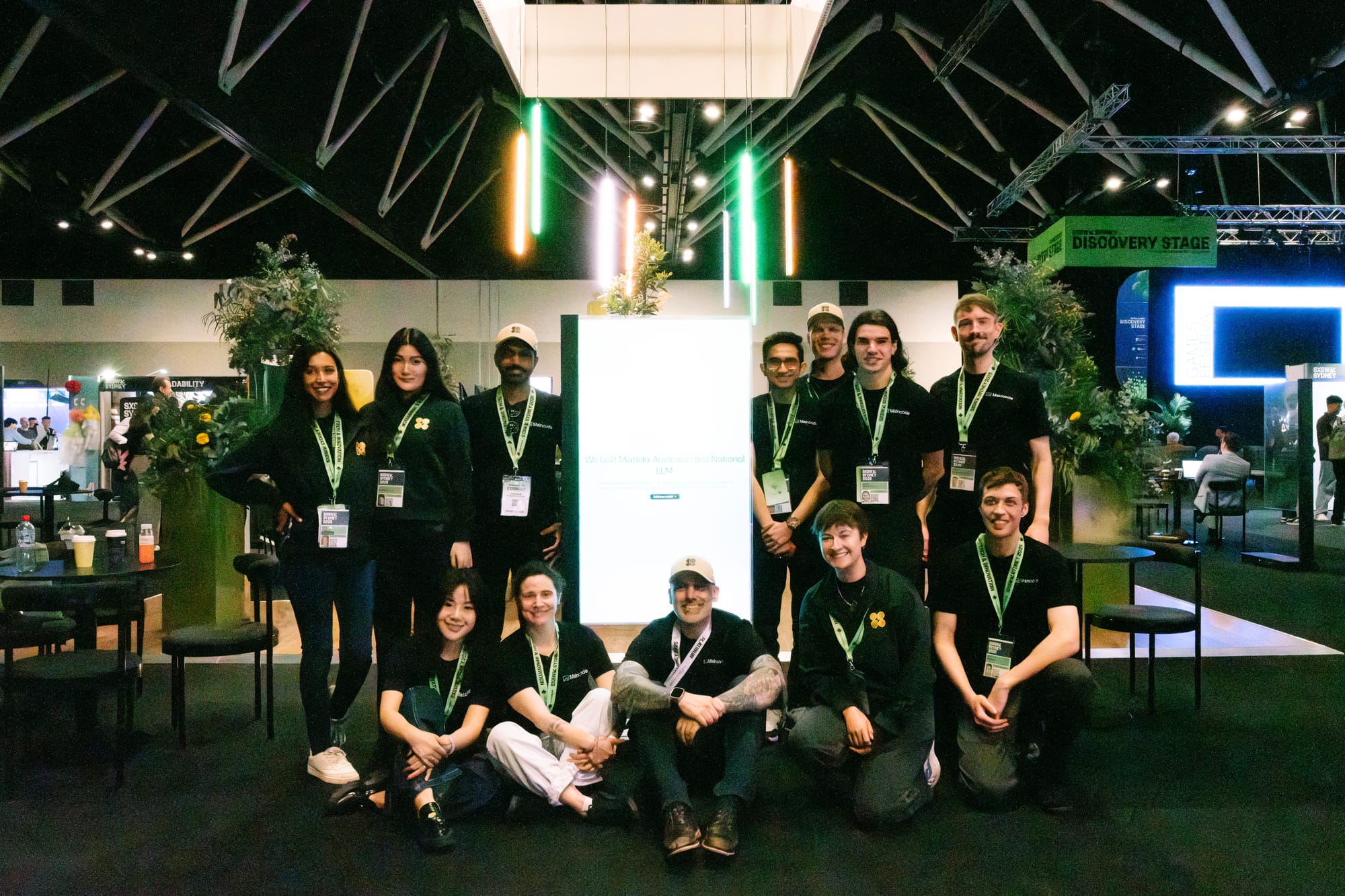 Photo of the Maincode team at the SXSW Innovation Hub.